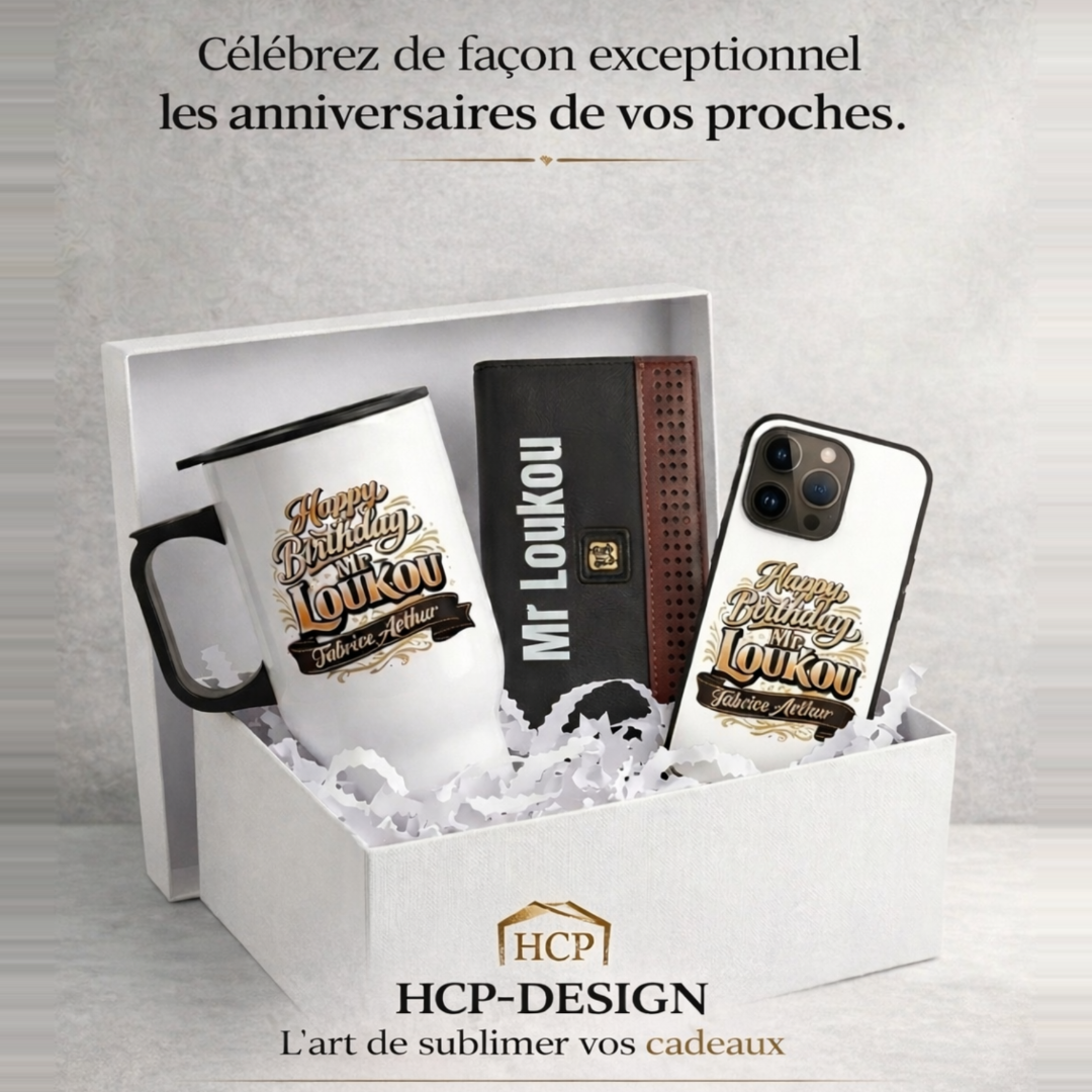 🎁 Coffret anniversaire personnalisé – Élégance & impact