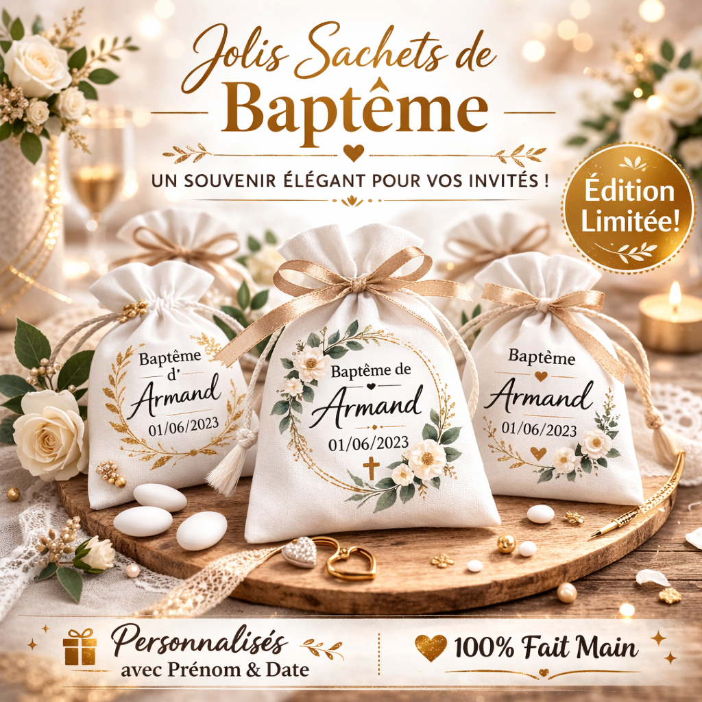 Pochon ( vendu par Lot de 10) - Image 3